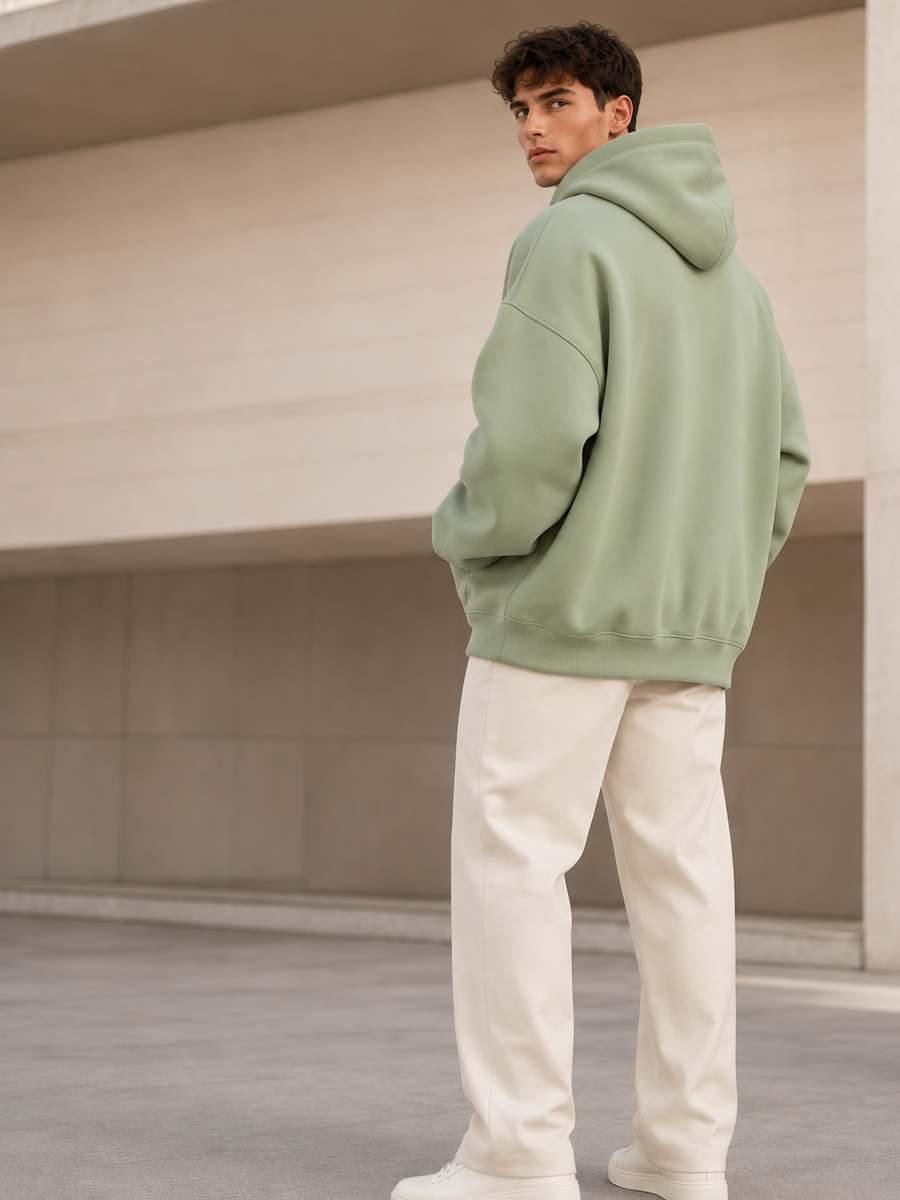 Quiet fashion and calm palettes in T-shirts and hoodies